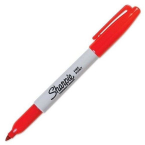 Sharpie S30052 Fine Red Permanent Marker Pen (MOQ 12) - Product Code 30052