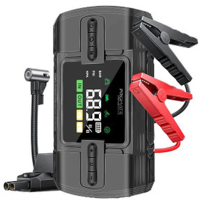 PROMATE 4in1 1200A/12V Heavy Duty Car Jump Starter & Air Compressor with 12000mAh Power Bank, 150PSi Air Compressor, LED Torch, Smart Clamps, 2x USB-A Ports, LCD Screen - PATROLPACK-3
