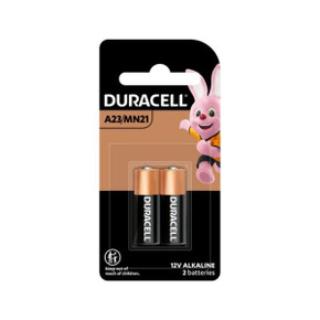 DURACELL Specialty MN21/A23 12V Alkaline Battery Pack of 2 - DURGT4893