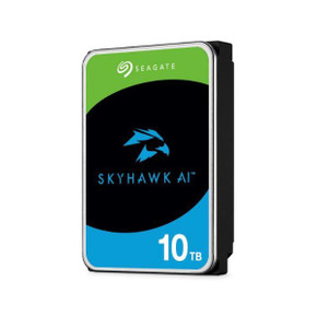 Seagate 10TB Skyhawk Surveillance HDD - 3.5" SATA3, 5400rpm, 256MB Cache, 24/7 Support, Up to 64 Cameras, Tarnish Resistant, 3-Year Warranty