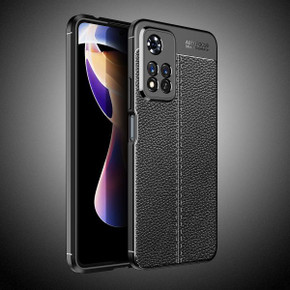 Xiaomi Redmi Note 11 Pro Leather Texture Case Black