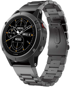 Garmin Fenix 8 47mm Stainless Steel Strap [Black]