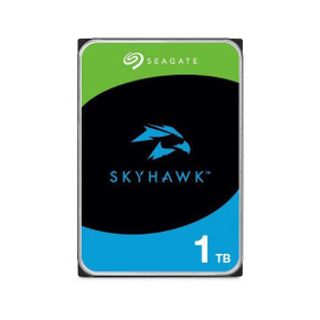 SEAGATE 1TB Skyhawk Surveillance HDD - 3.5", SATA3, 5400rpm, 256MB Cache, 24/7 Support, 64 Camera Capacity, Tarnish Resistant, 3YR Warranty ST1000VX012