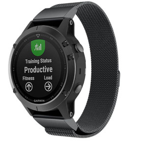 Garmin Instinct 3 - 50Mm Milanese Loop Strap [Black]
