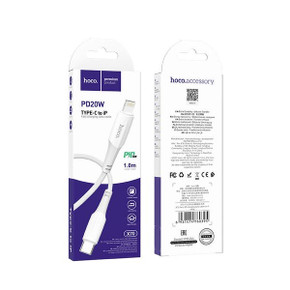 Hoco 20W Nylon Braided Fast Charging Cable (X70) - Lightning to Type C (Red) 