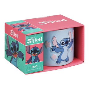 Disney Stitch Embossed Mug
