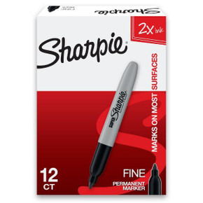 Sharpie Super Fine Point Permanent Marker Black 33001 - (MOQ 12)    