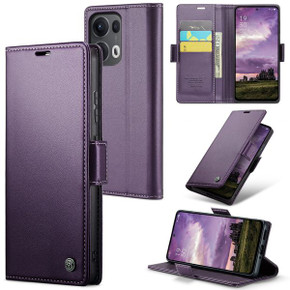 Oppo Reno 13 Pro 5G      Pu Wallet Case    [Purple]