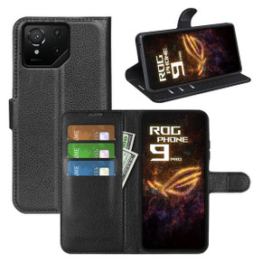 Asus Rog Phone 9      Pu Wallet Case    [Black]