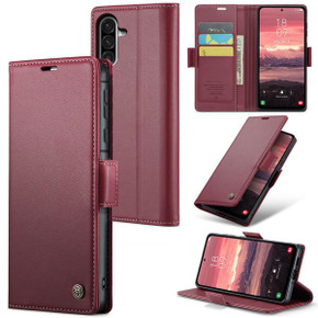 Galaxy A56 5G      Pu Wallet Case    [Maroon]