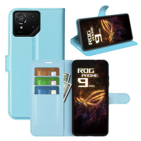 Asus Rog Phone 9      Pu Wallet Case    [Lightblue]