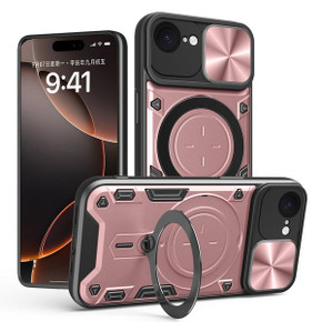 Iphone 16E      Heavy Duty Case    [Rose Gold]