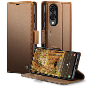 Galaxy S25 Edge      Pu Wallet Case    [Brown]