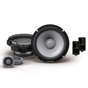 Alpine Type R 6.5" Component Speaker 2-Way 100W Rms (R2 Series)