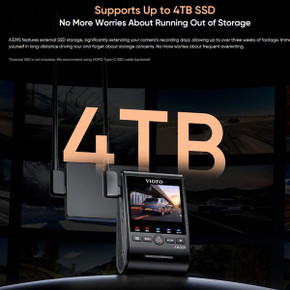 Viofo Dashcam A329 4K Single Channel Wifi 6 Gps