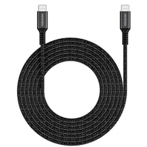 Microdia Execable Tweed Pd100W 2.6M Usb-C To Usb-C Cable - Charcoal