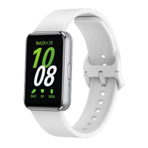 Samsung Galaxy Fit 3      Silicone Strap   [White]