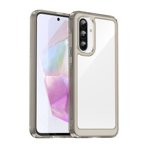 Samsung Galaxy A36 5G      Soft Gel Case    [Clear Grey]