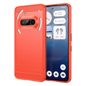 Nothing Phone (3A)      Carbon Fibre Case    [Red]