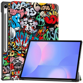 Samsung Galaxy Tab S10Fe Plus X620    Designer Tri-Fold Case      [Graffiti]