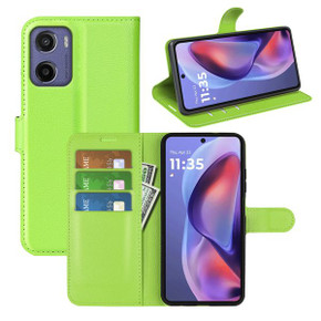 Moto G05      Pu Wallet Case    [Green]
