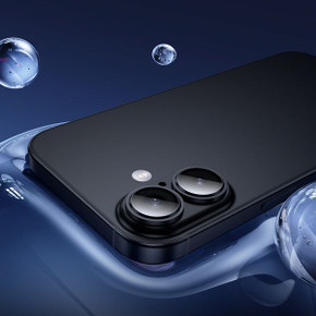 Hoco Premium Full Guard Camera Lens Protector w/ Aluminium Camera Housing Frame (V16) - [ iPhone 17 Pro ]