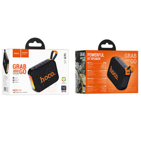 Hoco 10W Bluetooth Speaker w/ LED Light, IPX4 Waterproofing, 1500mAh Battery, FM / MicroSD / USB / Aux Inputs (HC31)