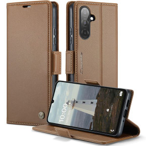 Samsung Galaxy A17 5G      Pu Wallet Case    [Brown]