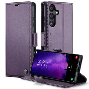 Samsung Galaxy S25Fe      Pu Wallet Case    [Purple]