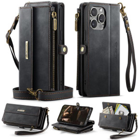 Iphone 15 Pro      Crossbody Wallet    [Black]