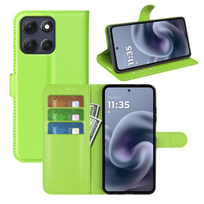Moto G86      Pu Wallet Case    [Green]
