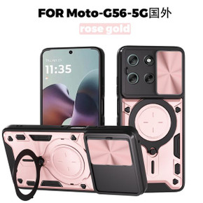 Moto G86      Ring Kickstand Case    [Rose Gold]