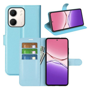 Oppo A5X      Pu Wallet Case    [Lightblue]