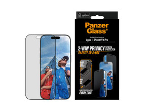 PanzerGlass Privacy UWF SP w. FF in-a-box - iPhone 17