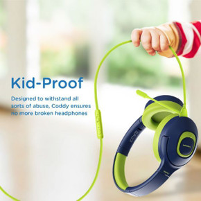 PROMATE Child-Safe Wireless Bluetooth Over-Ear Headphones. Up to 5 Hours Playback Time (CODDY-EMR)