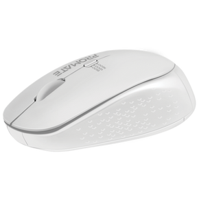 PROMATE Ergonomic Wireless Mouse 800/1200/1600 Dpi 10m Working Range White (TRACKER-WH)