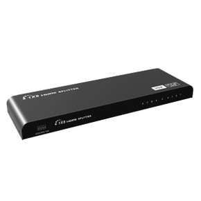 LENKENG 1-In-8-out HDMI Splitter w/ HDR & EDID. UHD Res up to 4K2K@30/60Hz (LKV318V2-0-HDR)