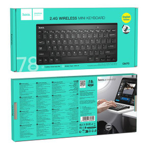 Compact 2.4G Wireless Mini Keyboard (GM70)