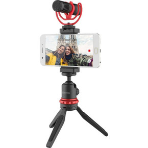 Boya BY-VG350 Vlogging Kit 2 Incl Mini Tripod BY-MM1 Mic LED Light