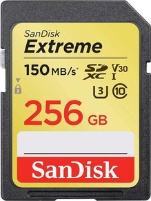 SanDisk Sandisk Extreme Sdxc 256Gb Up To 150Mb/S Sd Card Class 10 U3 V30