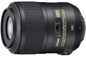 Nikon AF-S 85mm f/3.5G ED VR DX Micro Lens