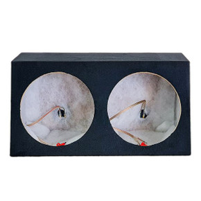 Subwoofer Box For 2 X 12 Sub Double Black SB212