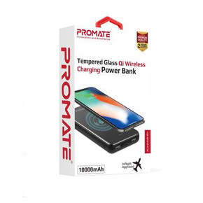 Promate 10000mAh Wireless Charging Qi Power Bank AURAVOLT-10PLUS