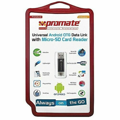 Promate Andriod OTG Micro-SD Card Reader Kitkater