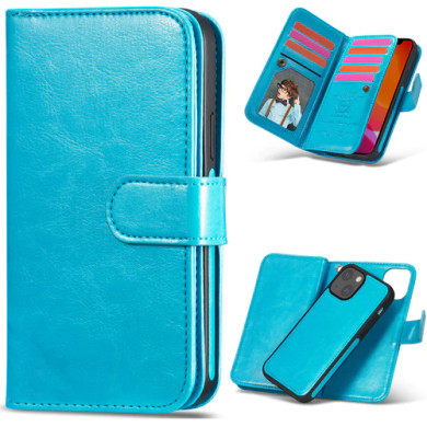 iPhone 13 Mini Double Wallet (Blue) Double Wallet Case