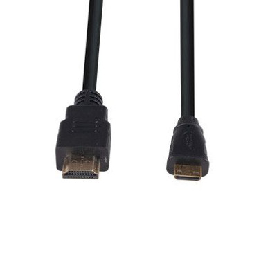 DYNAMIX 1m HDMI to HDMI Mini Cable High-Speed with Ethernet Max Res: 4K@60Hz (3840x2160)