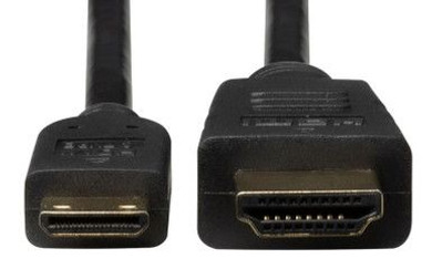 DYNAMIX 2m HDMI to HDMI Mini Cable High-Speed with Ethernet Max Res: 4K@60Hz (3840x2160)