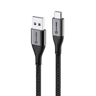 Alogic Super Ultra Usb 2.0 Usb-C To Usb-A Cable - 3M - 3A/480Mbps - Space Grey