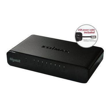 EDIMAX 8 Port 10/100/1000 Gigabit Desktop Switch.