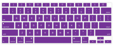 MacBook Air 13" (2020) A2179 Keyboard Cover Skin (Purple)